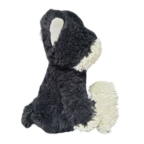 TY Bessie Black & White Cat w. Beautiful Bright Green Eyed Plush Stuffed Animal - Picture 4 of 6